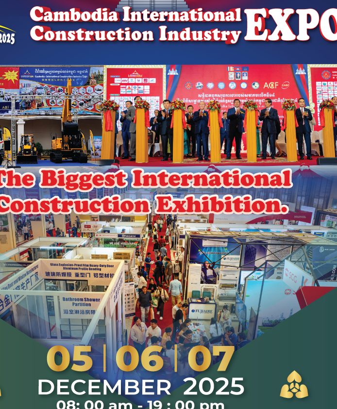 The Cambodia International Construction Industry Exhibition. DEC-5 to Dec-7 at the Koh Pich exhibition center.40 Koh Pich Road, Phnom Penh, Phnom Penh 120101 Cambodia International Construction Industry Expo 2025 The Annual Cambodia Construction Industry Exhibition is hosted and organized by the CambodiaConstructors Association (CCA) as part of the association’s annual general assembly