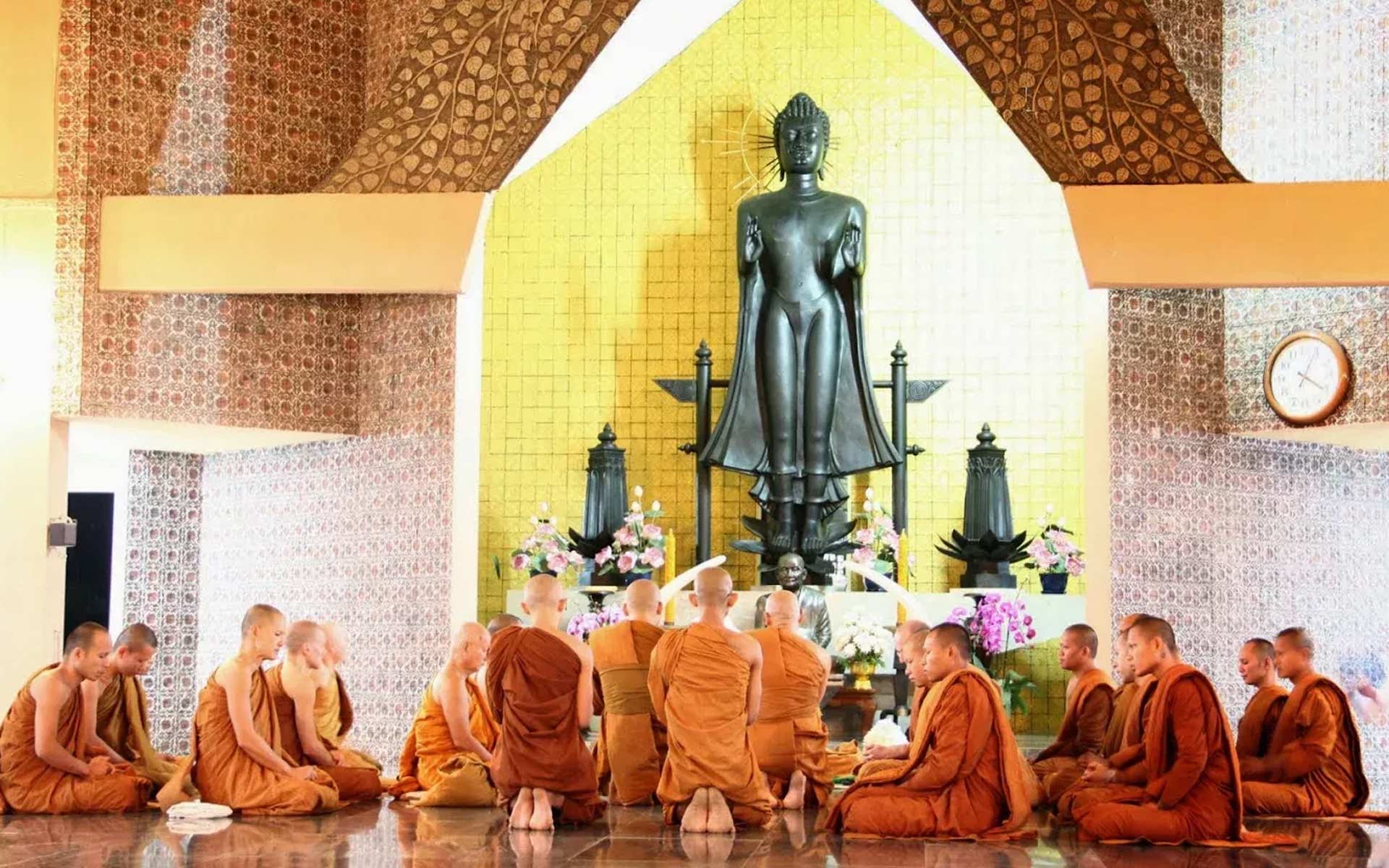 Festivals in Laos the ordination as a monk
